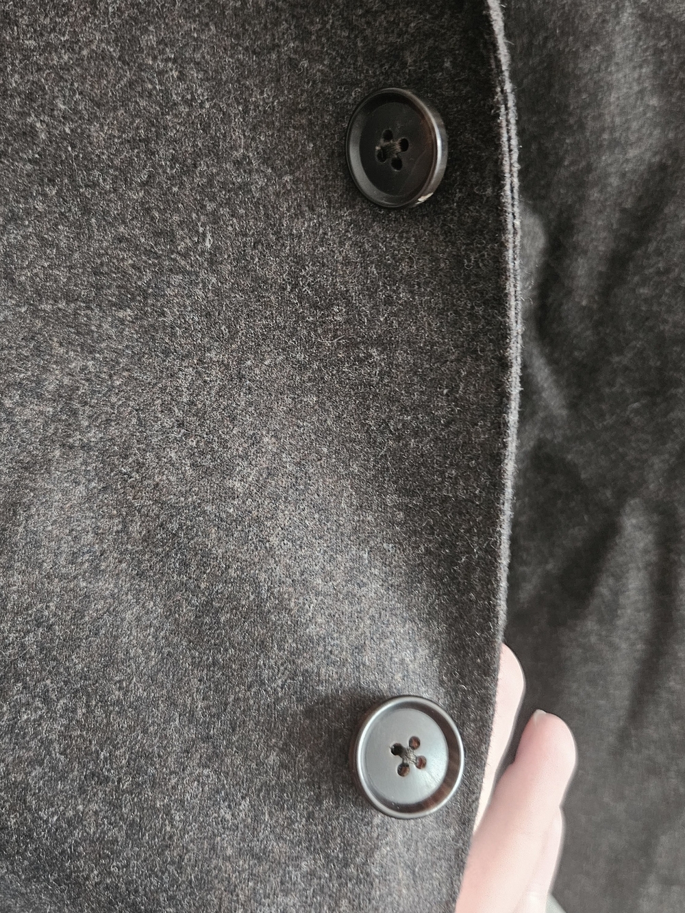 Men's Tailored Charcoal Wool Sport Coat Blazer - Picture 4 of 8